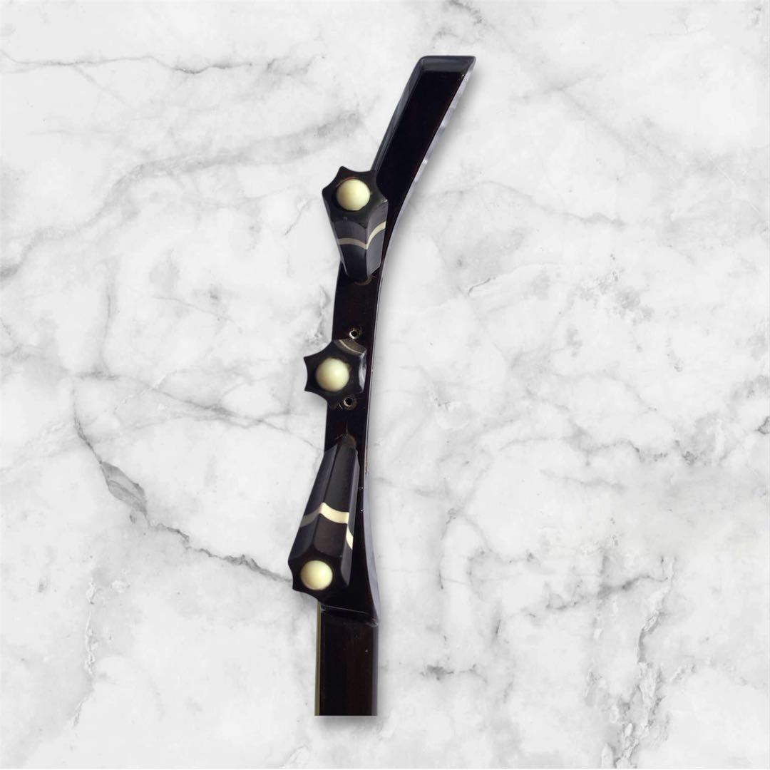 沖縄六線（南風原型） 縞黒檀製