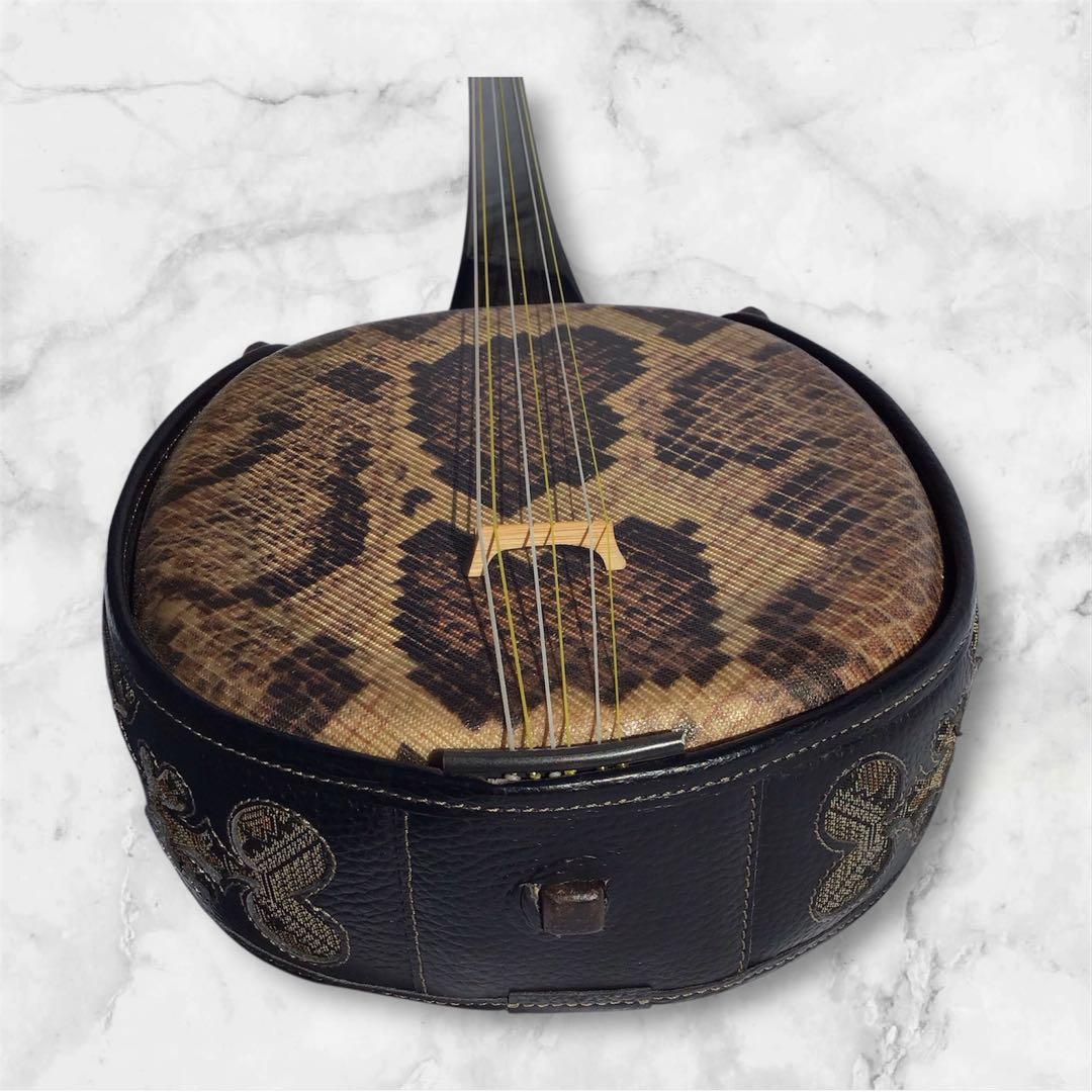 沖縄六線（南風原型） 縞黒檀製