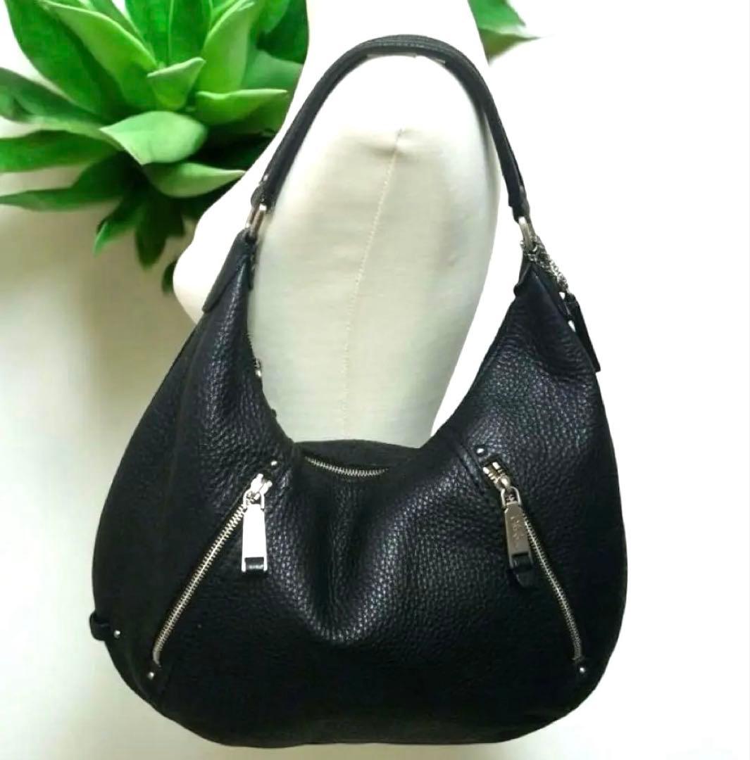 【美品】コールハーン　COLEHAAN　ワンショルダーバッグ　肩がけ　シボ革