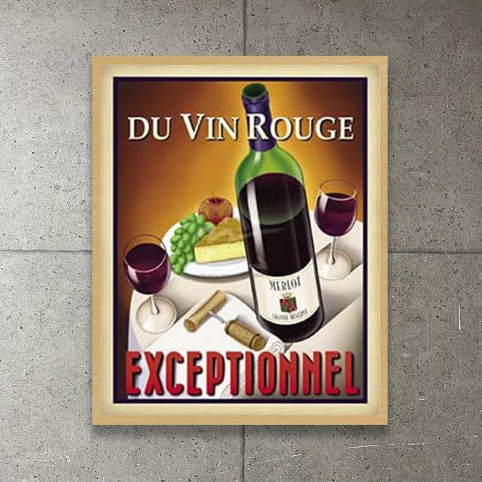 額装品/Du Vin Rouge（フォーニー）/アート/ポスター/インテリア