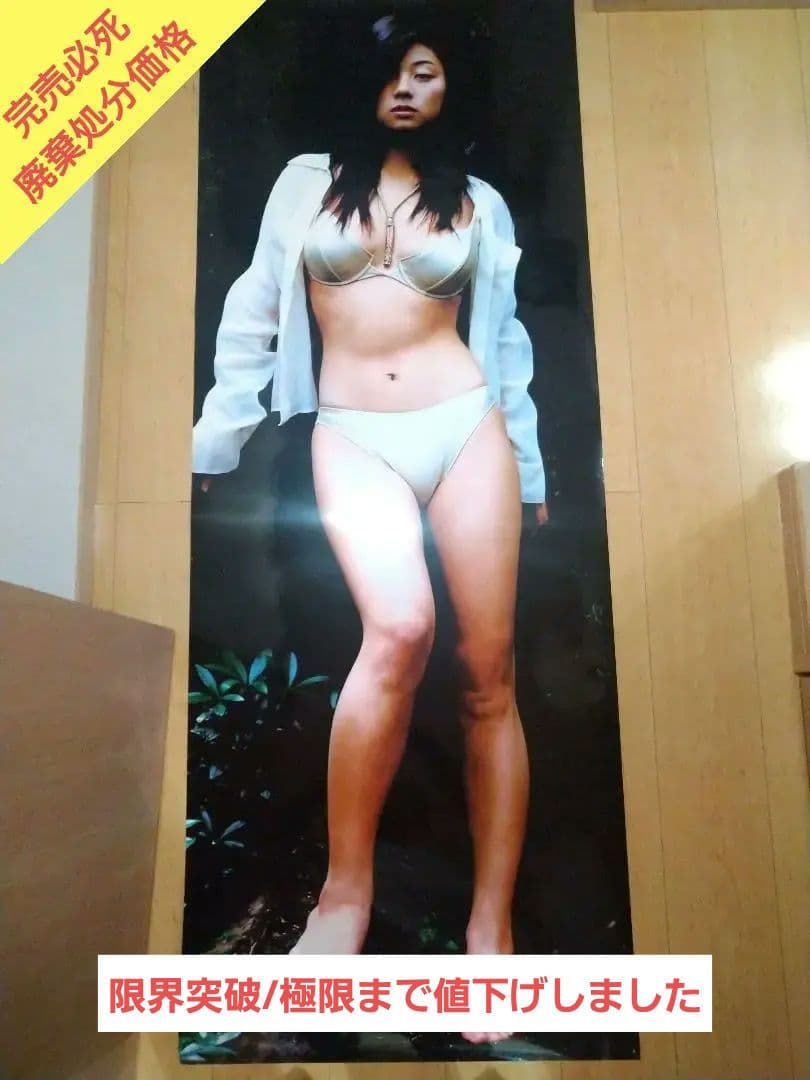 【限界突破極限迄値下げしました/完売必死】　小池栄子　③　等身大ポスター　未使用