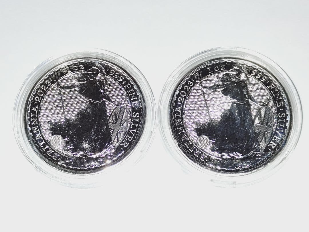 2枚セット 2023年 ブリタニア銀貨