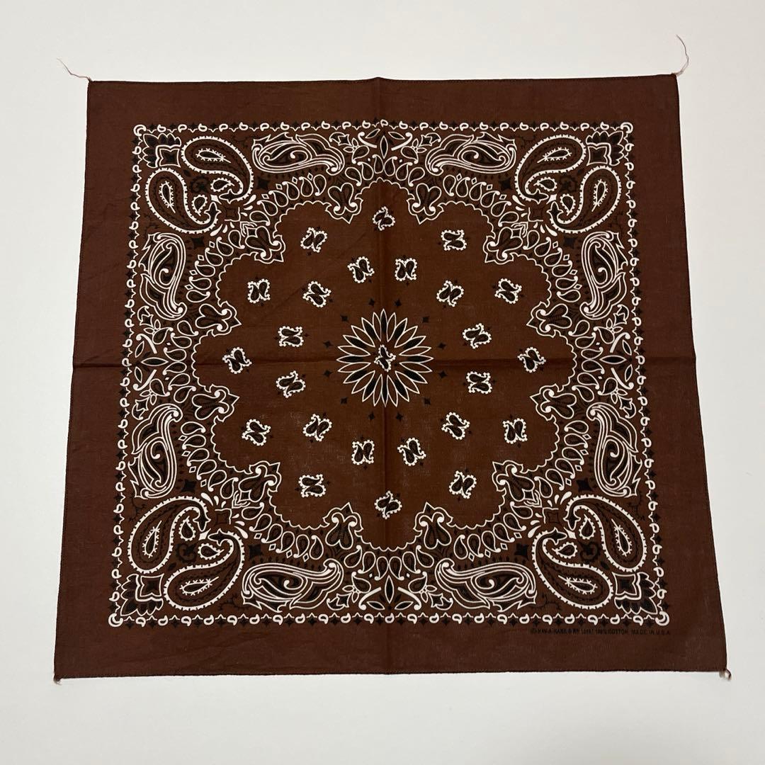 古着　US バンダナ　9枚まとめ売り　ヴィンテージ　ペイズリー　23