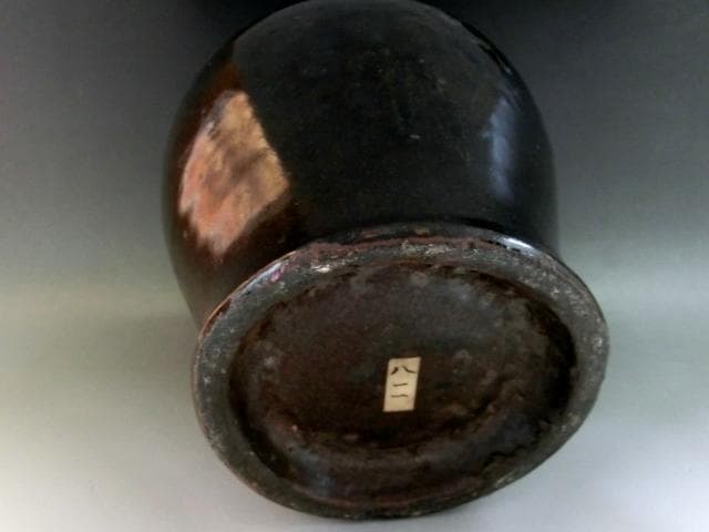 壷■黒釉飴釉古壺 宋時代 古い花瓶 時代物 花器 古玩 唐物 中国 骨董品■