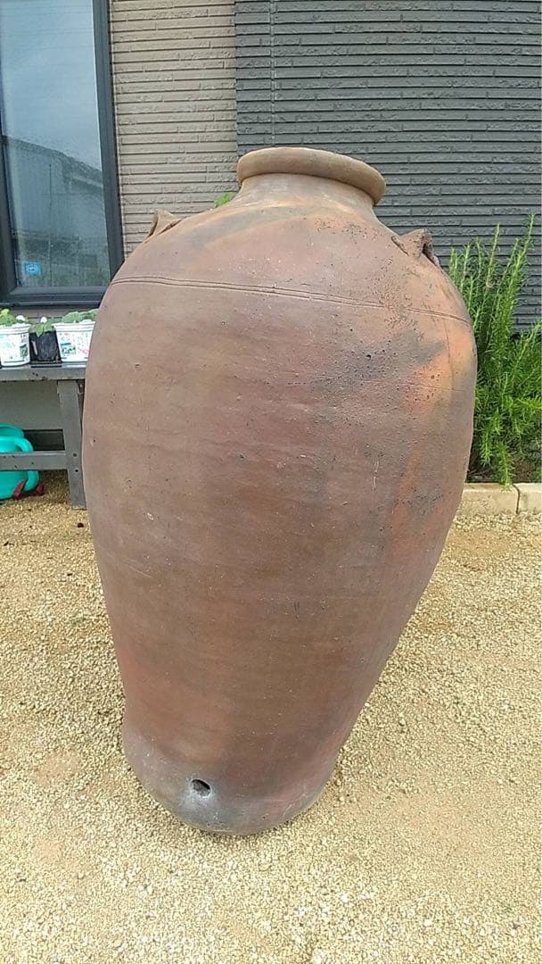 琉球壺　南蛮　焼締　泡盛酒　壺屋焼　古道具　古備前