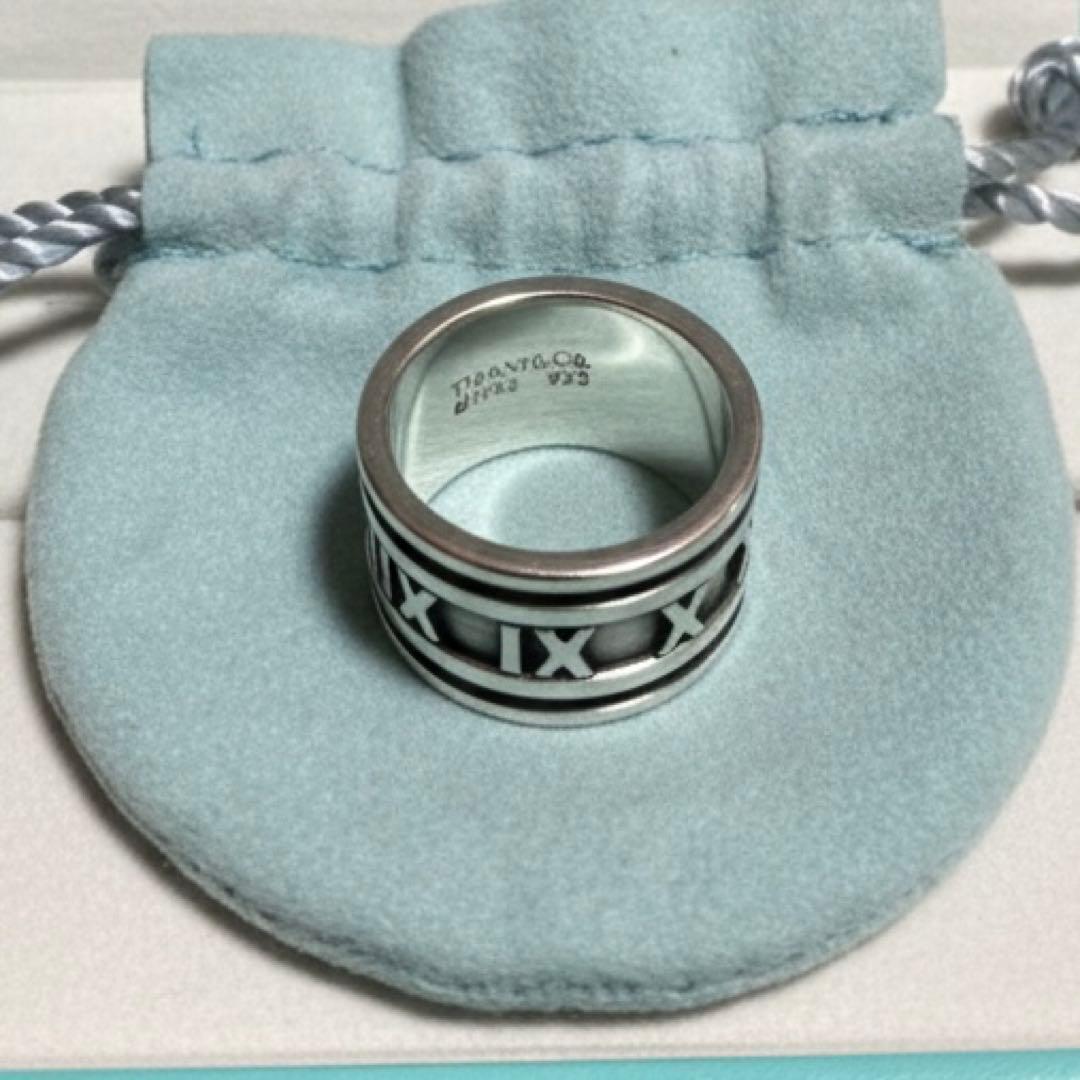 【廃盤希少】Tiffany アトラスリング　8号