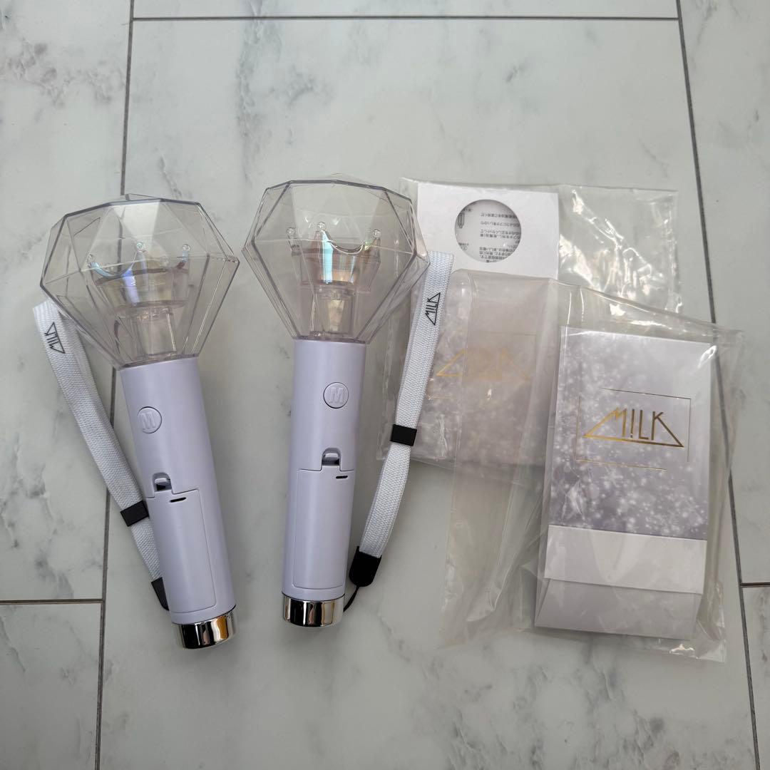 M!LK ペンライト2本セット ミルクラスタルスティック2