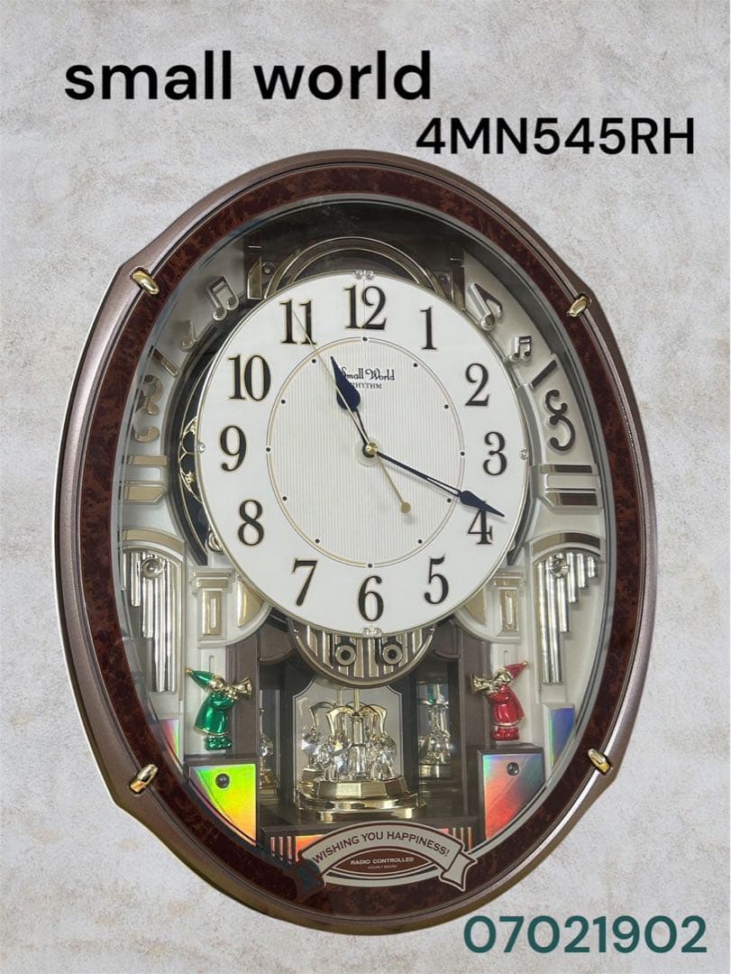 small world 4MN545RH からくり時計 掛時計