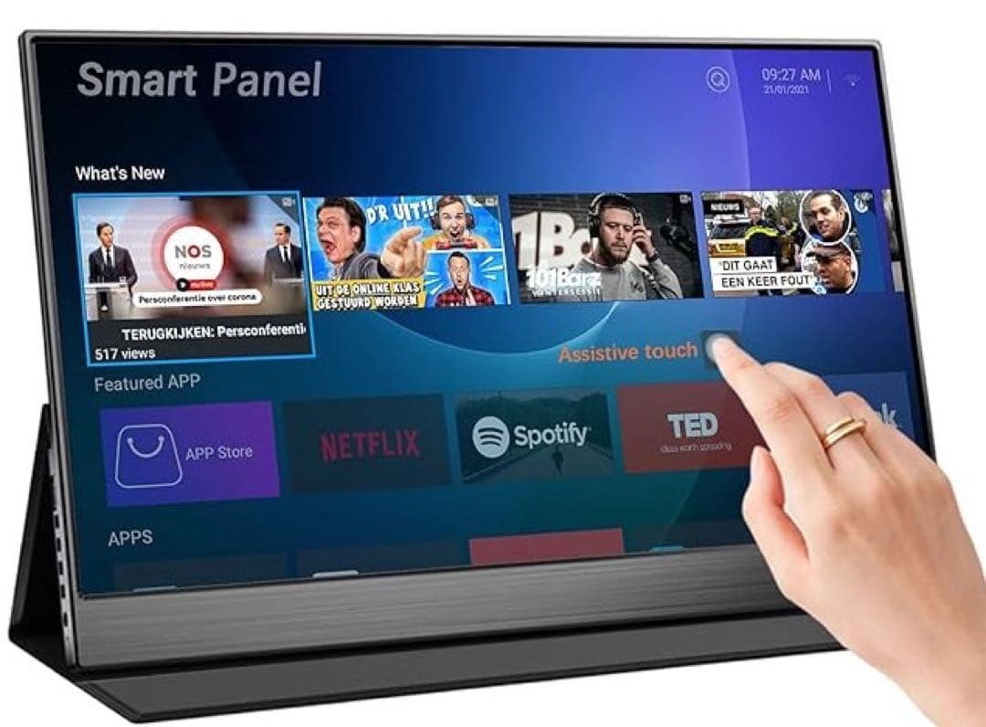 15.6インチ 4K Decode モバイルモニター