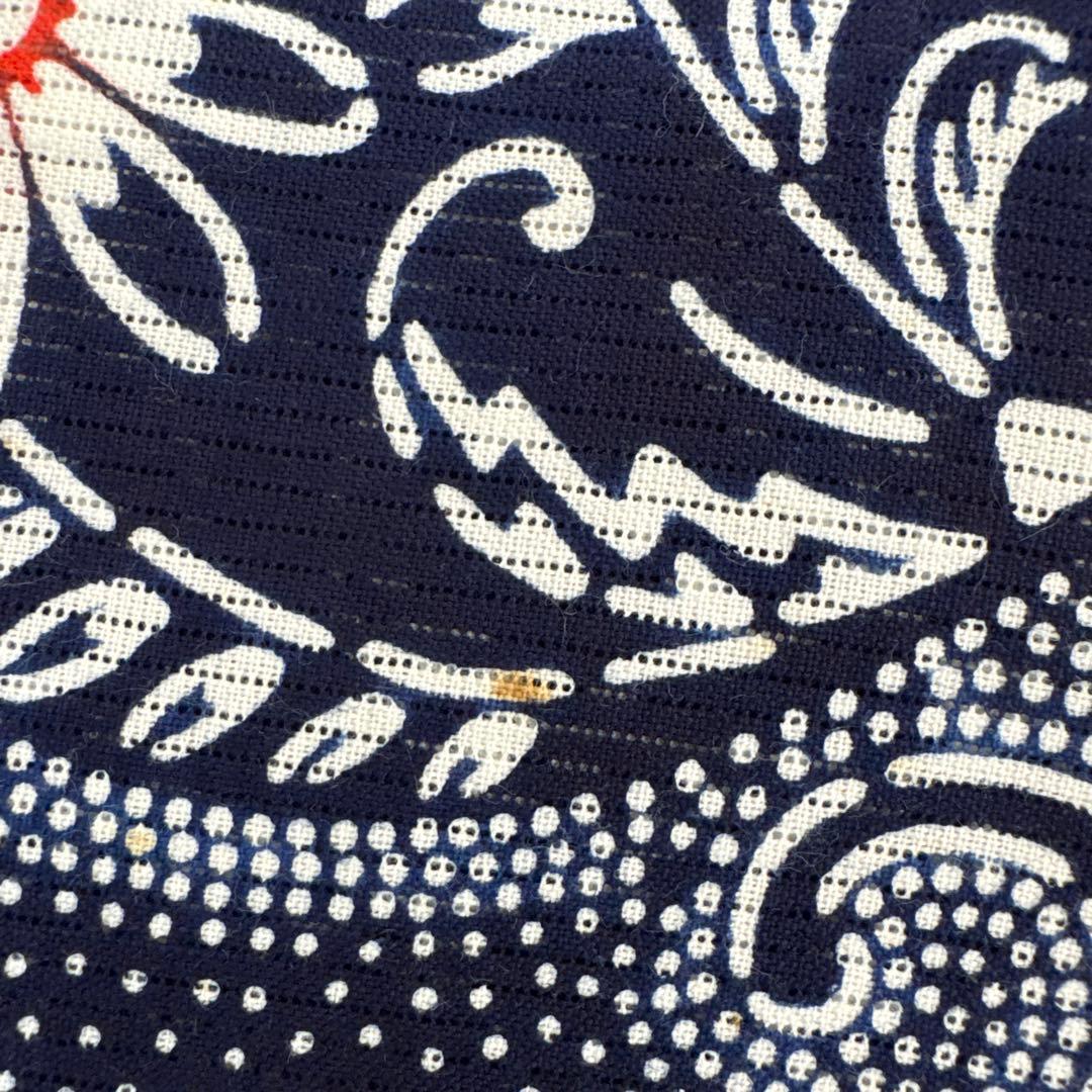 高級手芸　綿絽　本染ゆかた反物