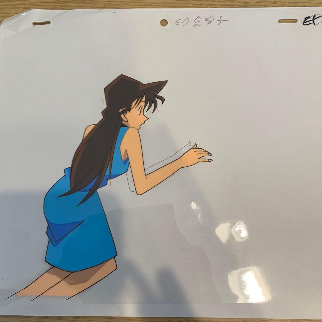 名探偵コナン セル画 毛利蘭　【貴重・ED合成指示】