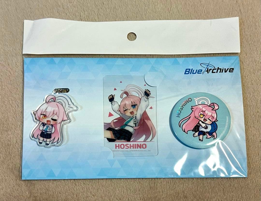 公式グッズ　ブルーアーカイブ　韓国限定　ホシノ　SDグッズセット