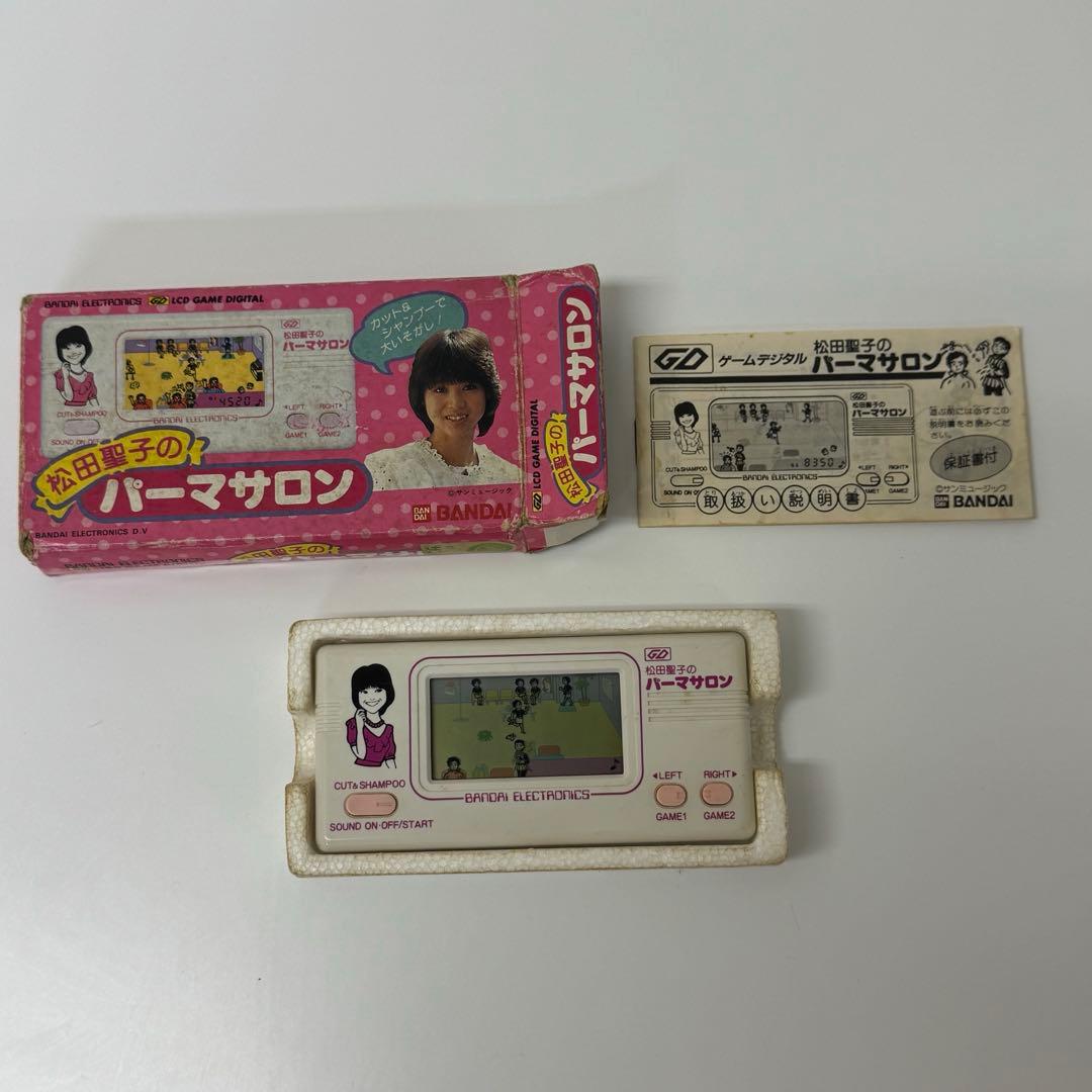 超レア　松田聖子　パーマサロン　BANDAI 昭和レトロ　箱付き