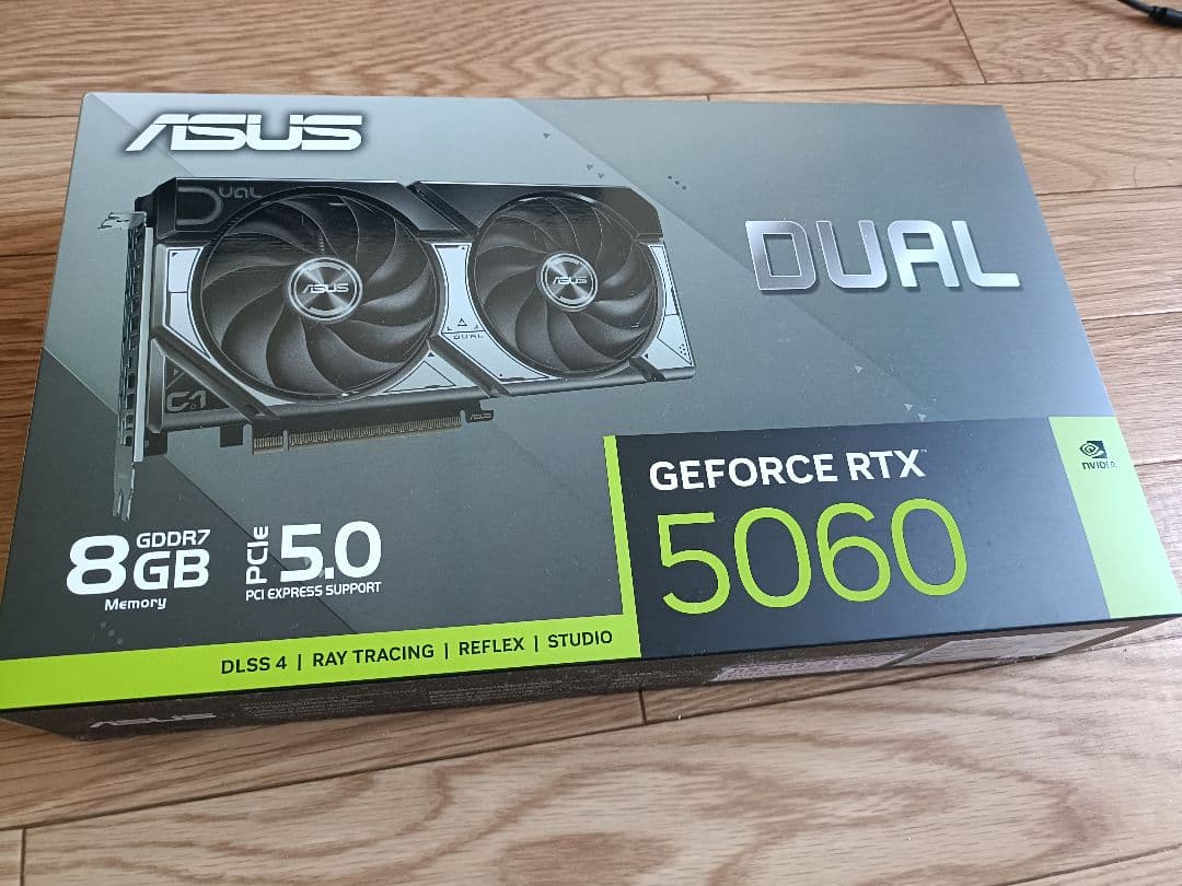 グラフィックボード・グラボ・ビデオカード ASUS GEFORCE RTX 5060 8GB