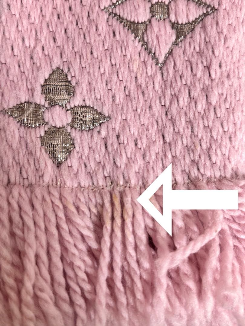 LOUIS VUITTON(ルイヴィトン) マフラー ピンク