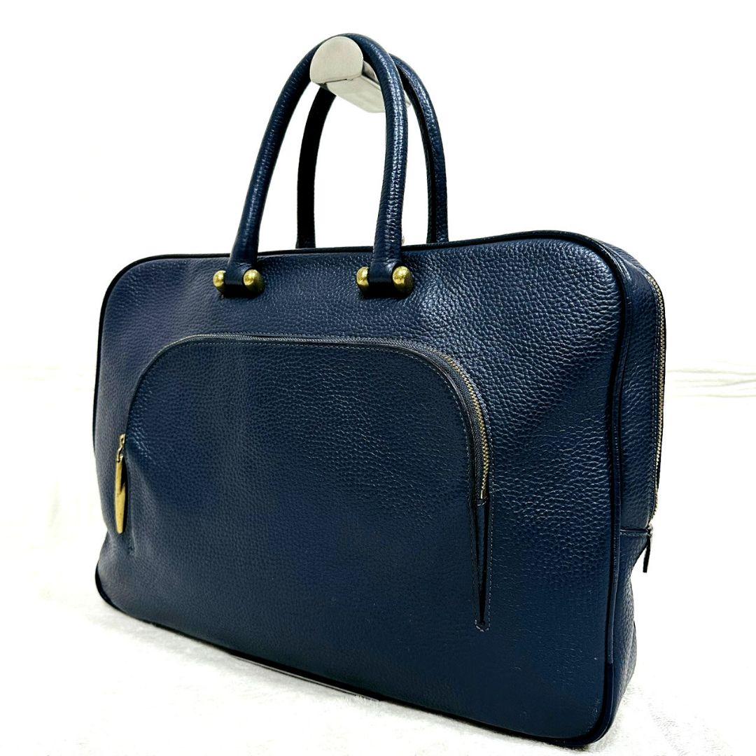 トフアンドロードストーン ミスター ビジネスバッグ ブリーフケース シボ革