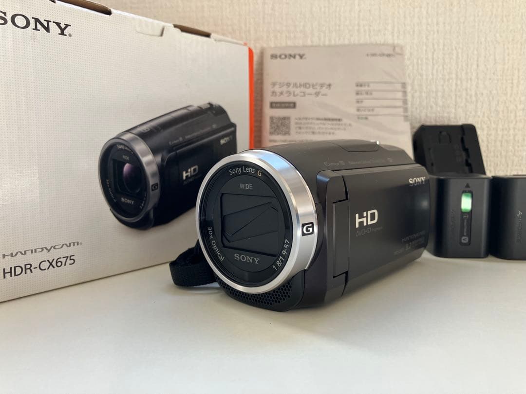 Sony HDR-CX675 デジタルビデオカメラ ボルドーブラウン
