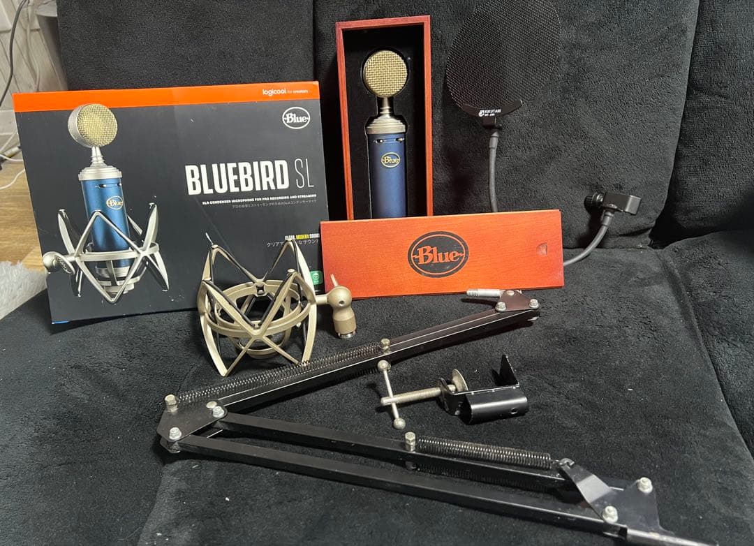 ロジクールG Bluebird SL マイク ポップガード&マイクアーム付