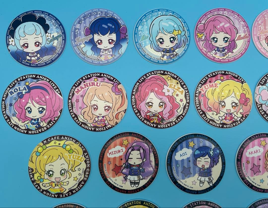アイカツ アニON バッジ マグバッジ 缶バッジ いちご など 37個