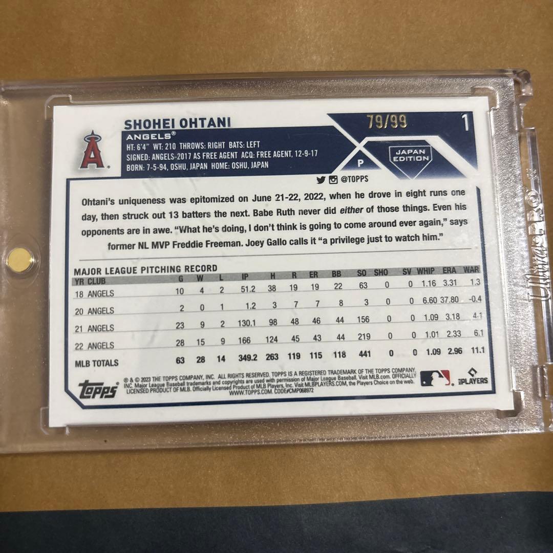 Topps MLB Japan Edition 大谷翔平 桜パラレル99枚限定