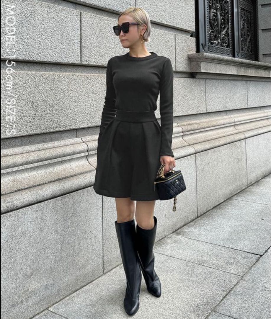 【新品】JENNEキュロット黒オールシーズンOK