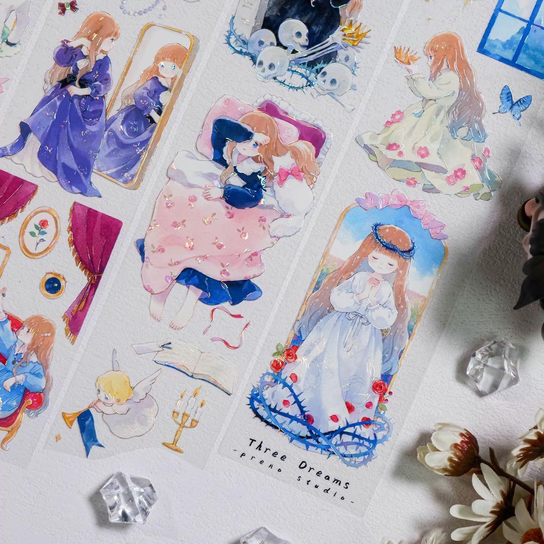 Three dreams 海外 マスキングテープ 人物 マステ 2670円