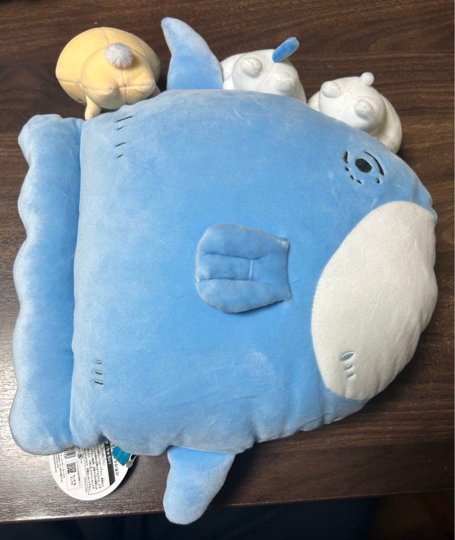 新品タグ付き ちいかわ マンボウでおでかけクッション