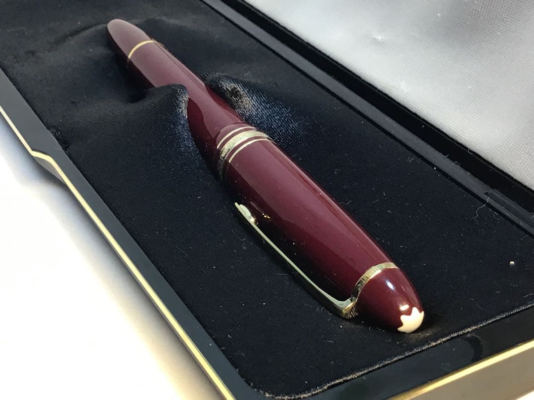 極美品‼️モンブラン マイスターシュテュック 146 ボルドー 中白 万年筆