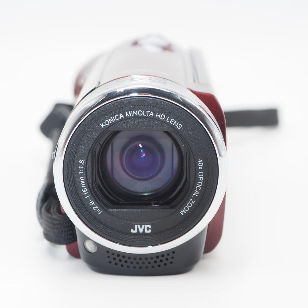 ビデオカメラ JVC GZ-E265 フルHD 動作確認済 充電器、バッテリー付