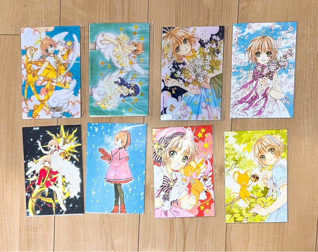 【未開封】カードキャプターさくら展 ポストカード,クリアイラストカード 37枚