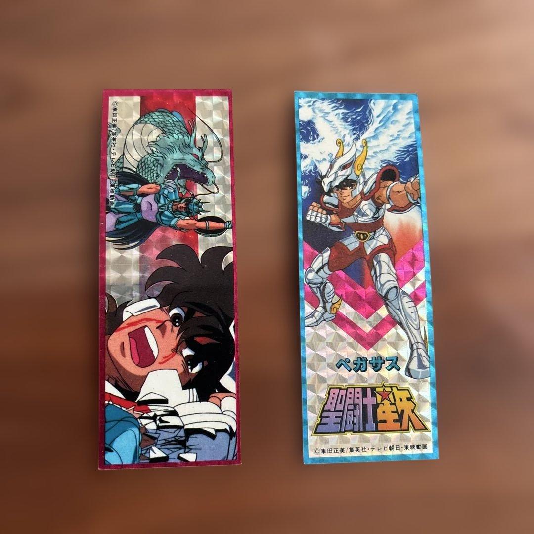 【極美品】聖闘士星矢 ペガサス ホログラムステッカー2枚セット