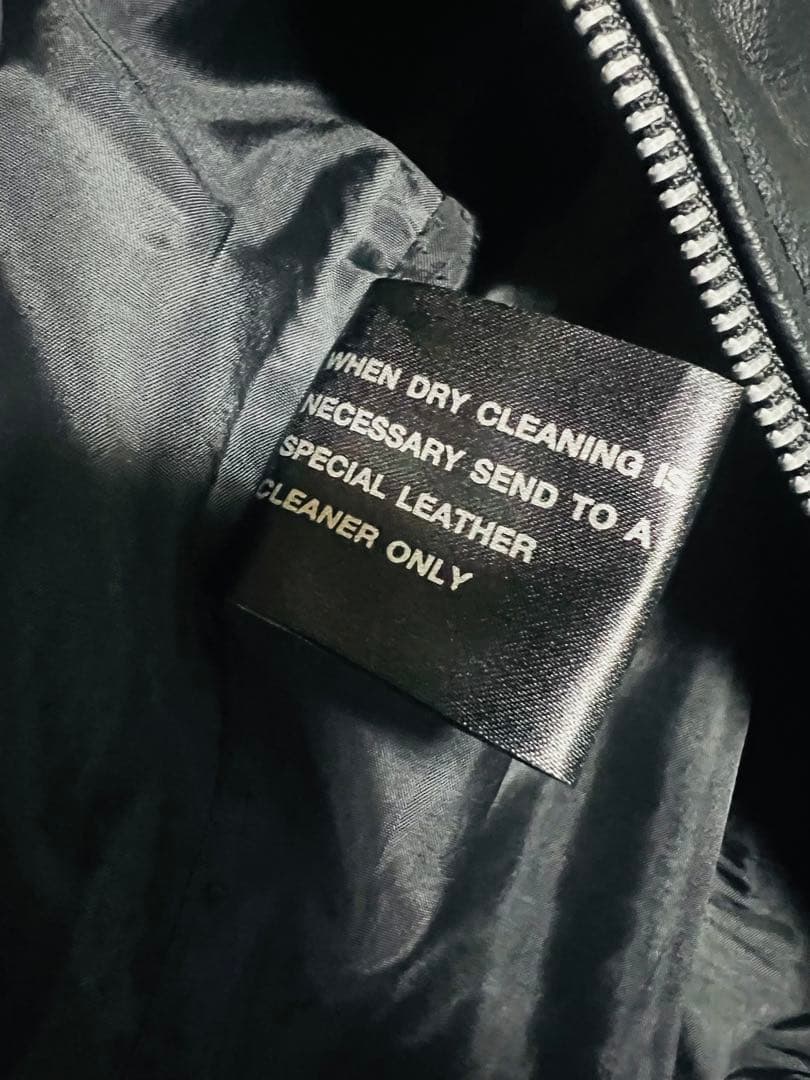 SHIMOKITAZAWA RINGO シングルライダース レザー 本革 短丈