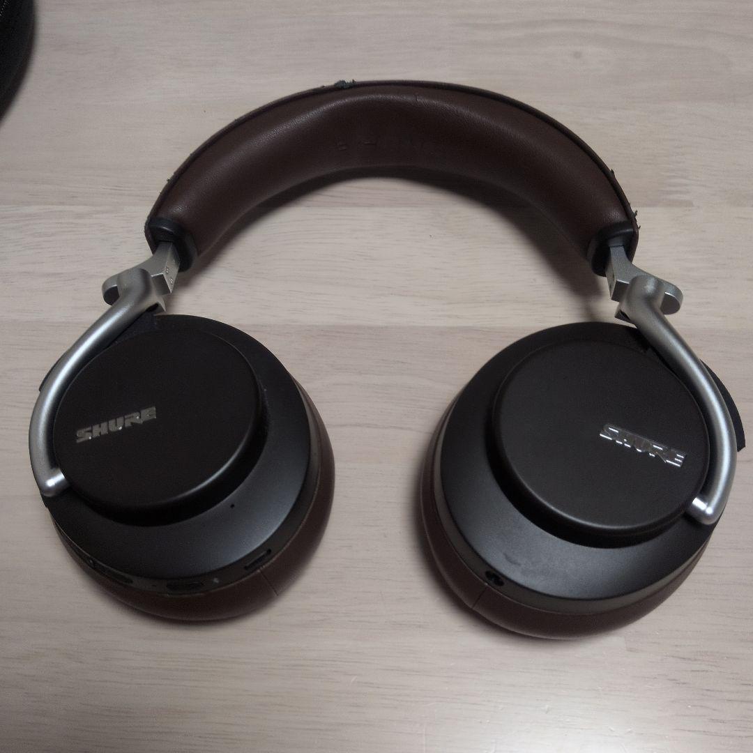 Shure ワイヤレスヘッドホン ブラウン