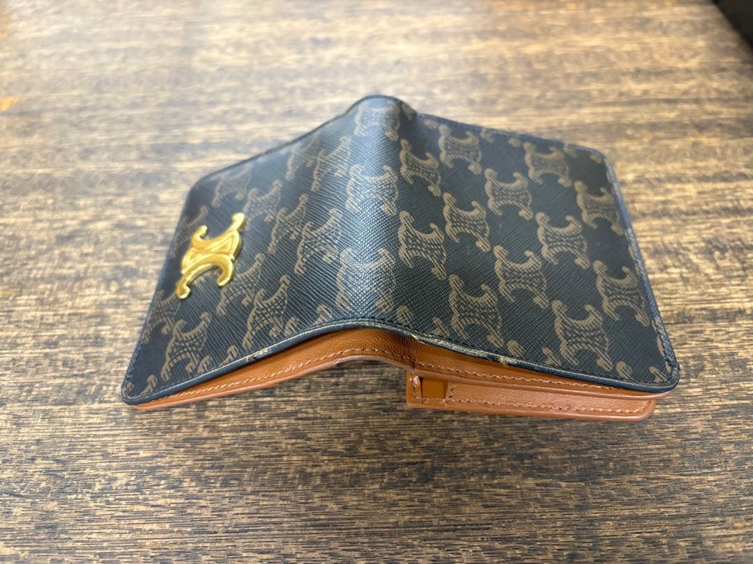 Celine 二つ折り財布 ブラック