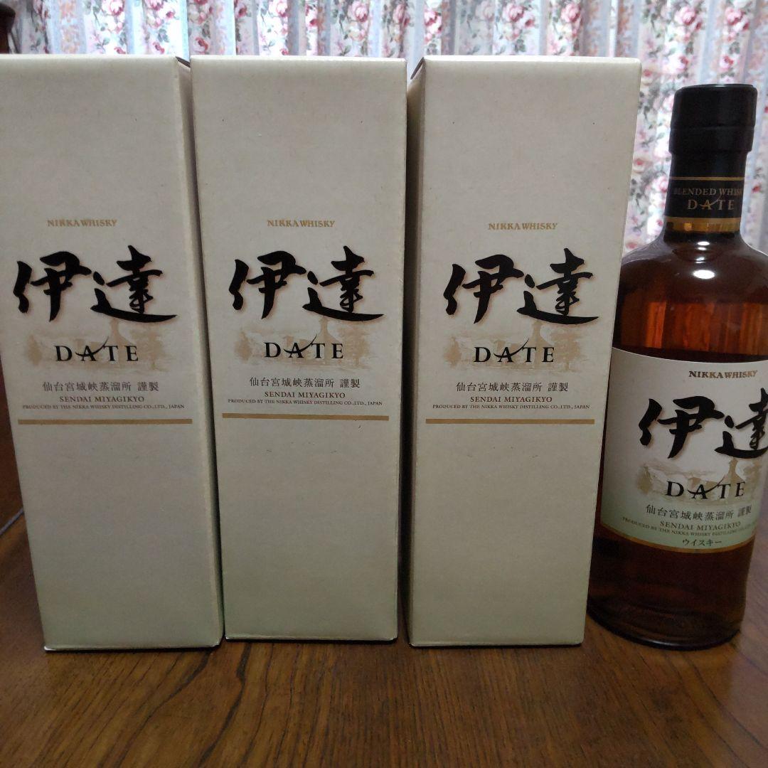 新品未開封ニッカウィスキー 伊達 【宮城県限定】４本セット