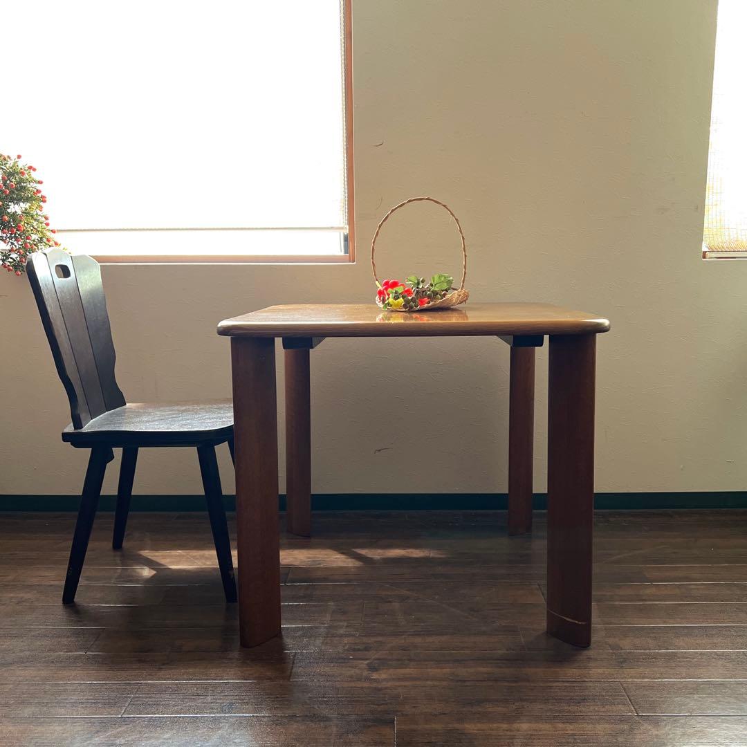 k364r120 浜本工芸 楢無垢材ダイニングテーブル DT-11 ダークオーク