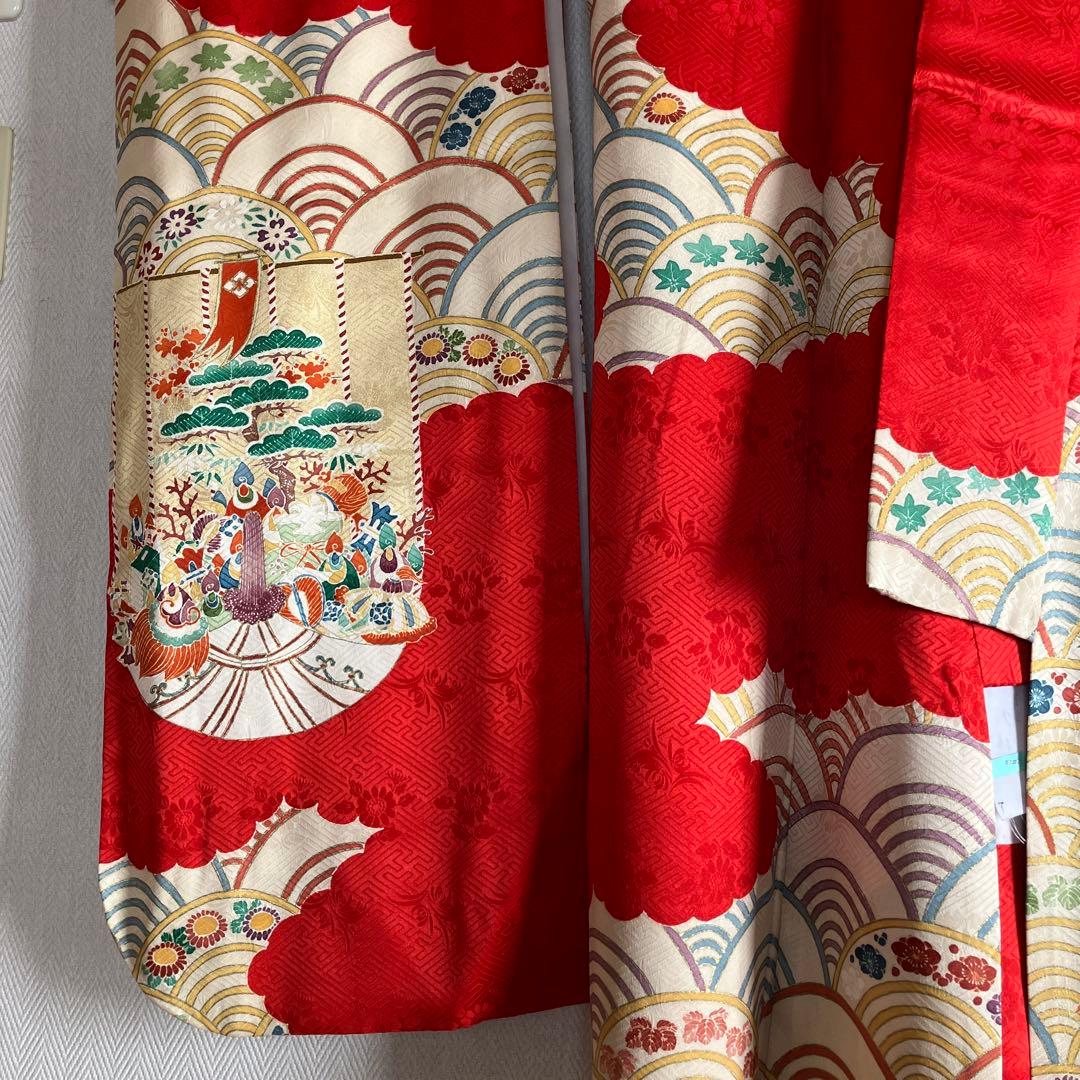 赤色系の振袖