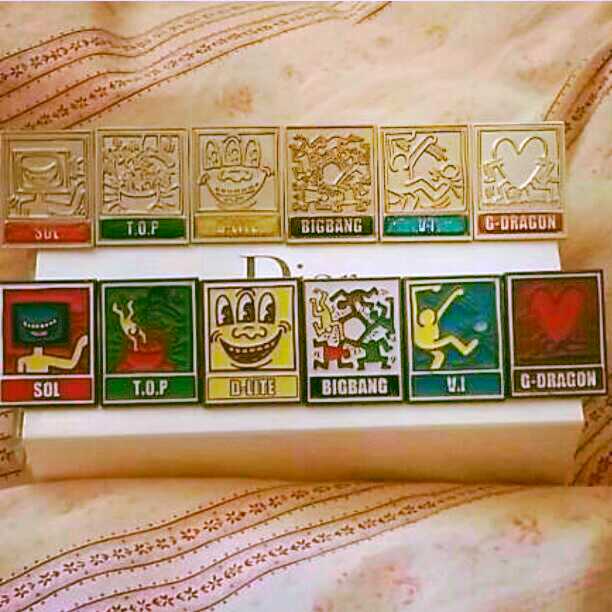 レア！！！BIGBANG JDT キースコラボピンズ フルコンプセット