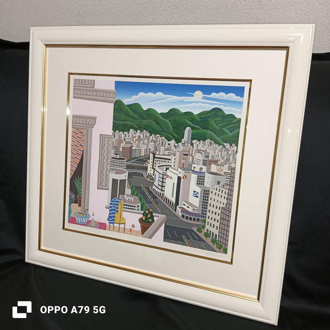 ☆神戸シリーズ　トーマス・マックナイト　限定版画　真作　入手困難　神戸の風景