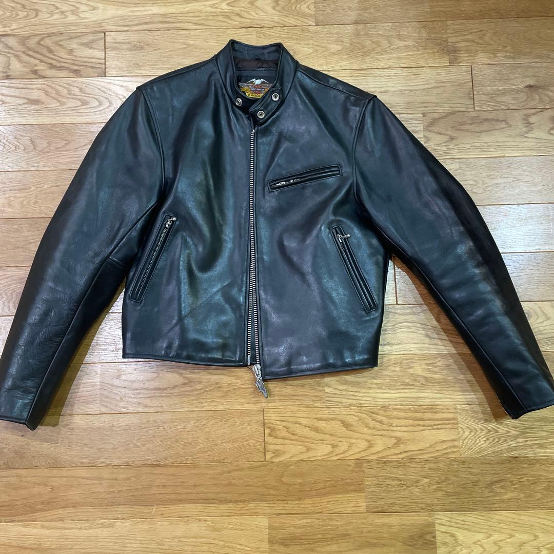 革*ー様 Harley-Davidson シングルライダースジャケット Mサイズ