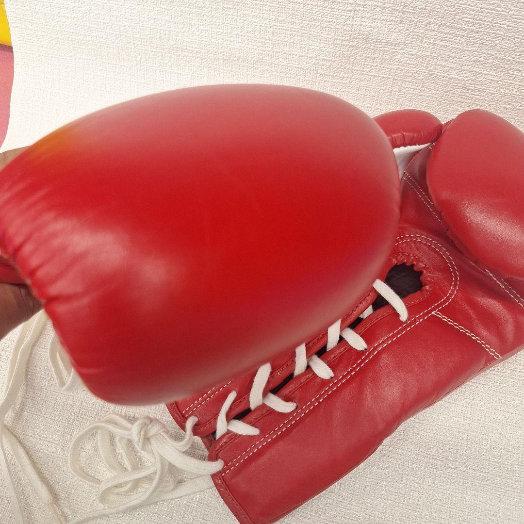 WINDY ボクシンググローブ 10 oz 赤 紐タイプ