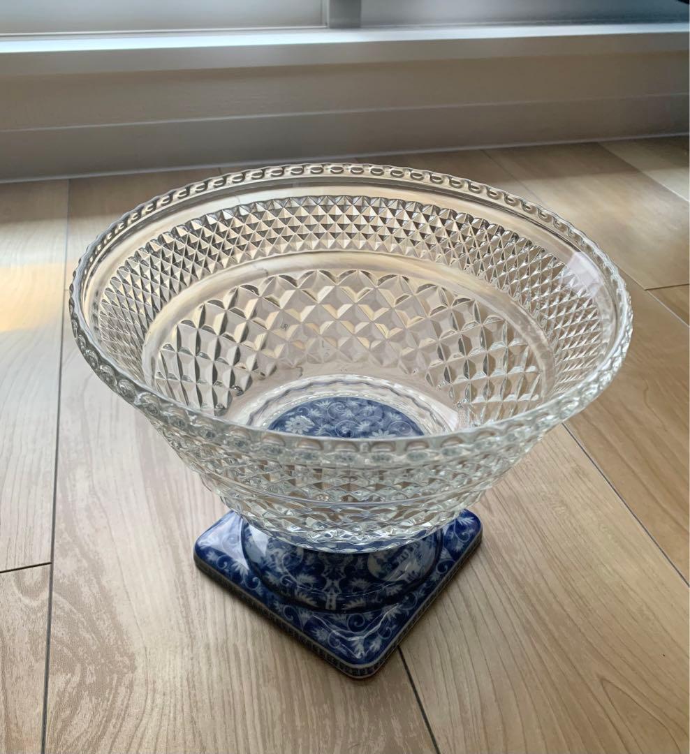 有田焼　龍峰窯　ガラスコンポート 民藝　民芸　工芸品