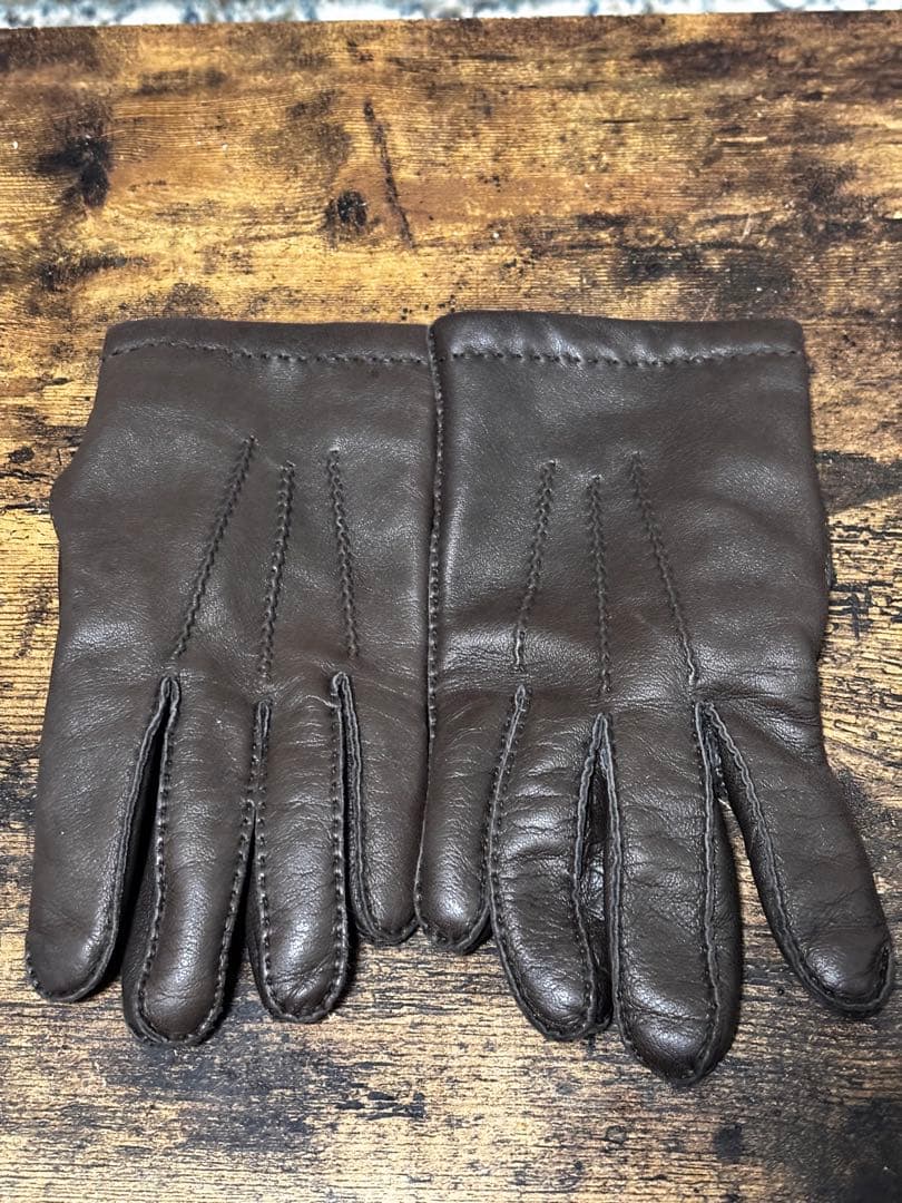 HERMÈS 手袋　ダークブラウン