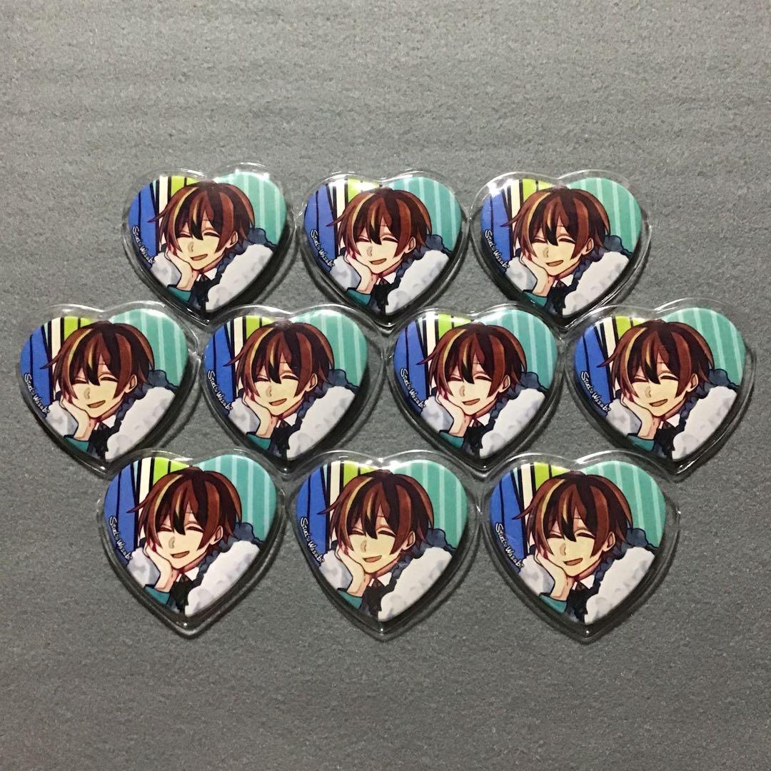 スタジオわさび 狼ゲーム ソウシロウ ハート缶バッジセット