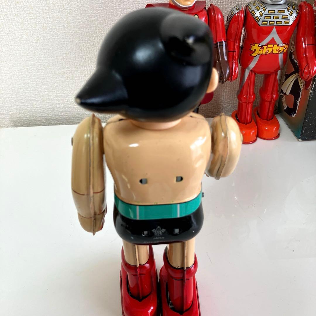 当時物　初期版　鉄腕アトム　ブリキ玩具　ゼンマイ式
