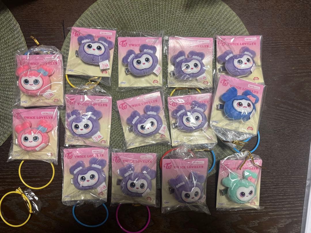 最終値下げ　twice gigo限定 ぬいぐるみヘアピン 14個セット