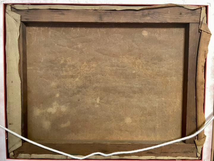 作家印あり　1932　物故日本作家　初期油彩　風景画　油絵　美術品