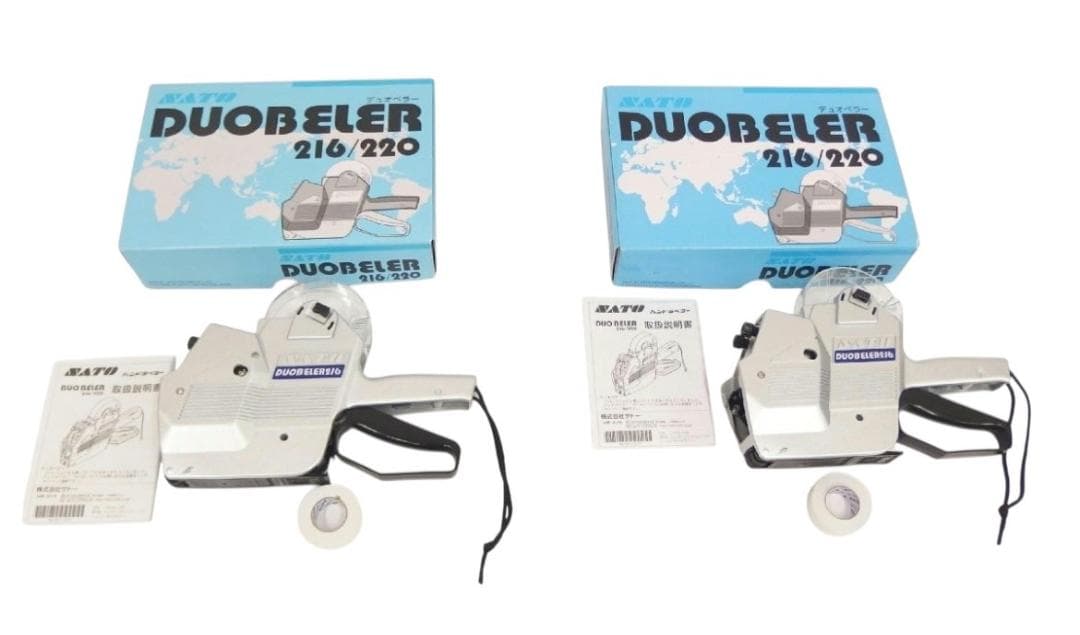★未使用★ サトーSATO デュオベラー 216/220 ハンドラベラー セット