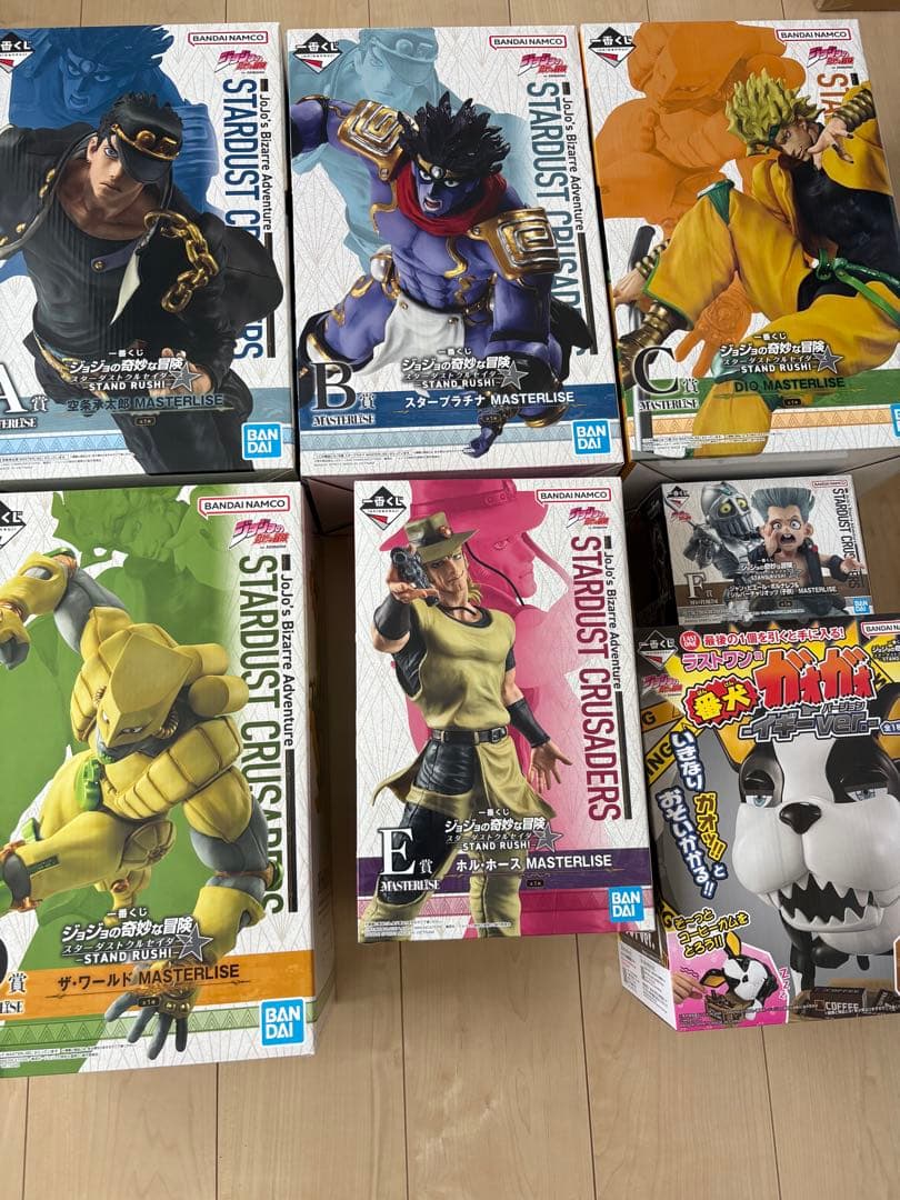 一番くじ　ジョジョの奇妙な冒険　スターダストクルセイダース ７点セット