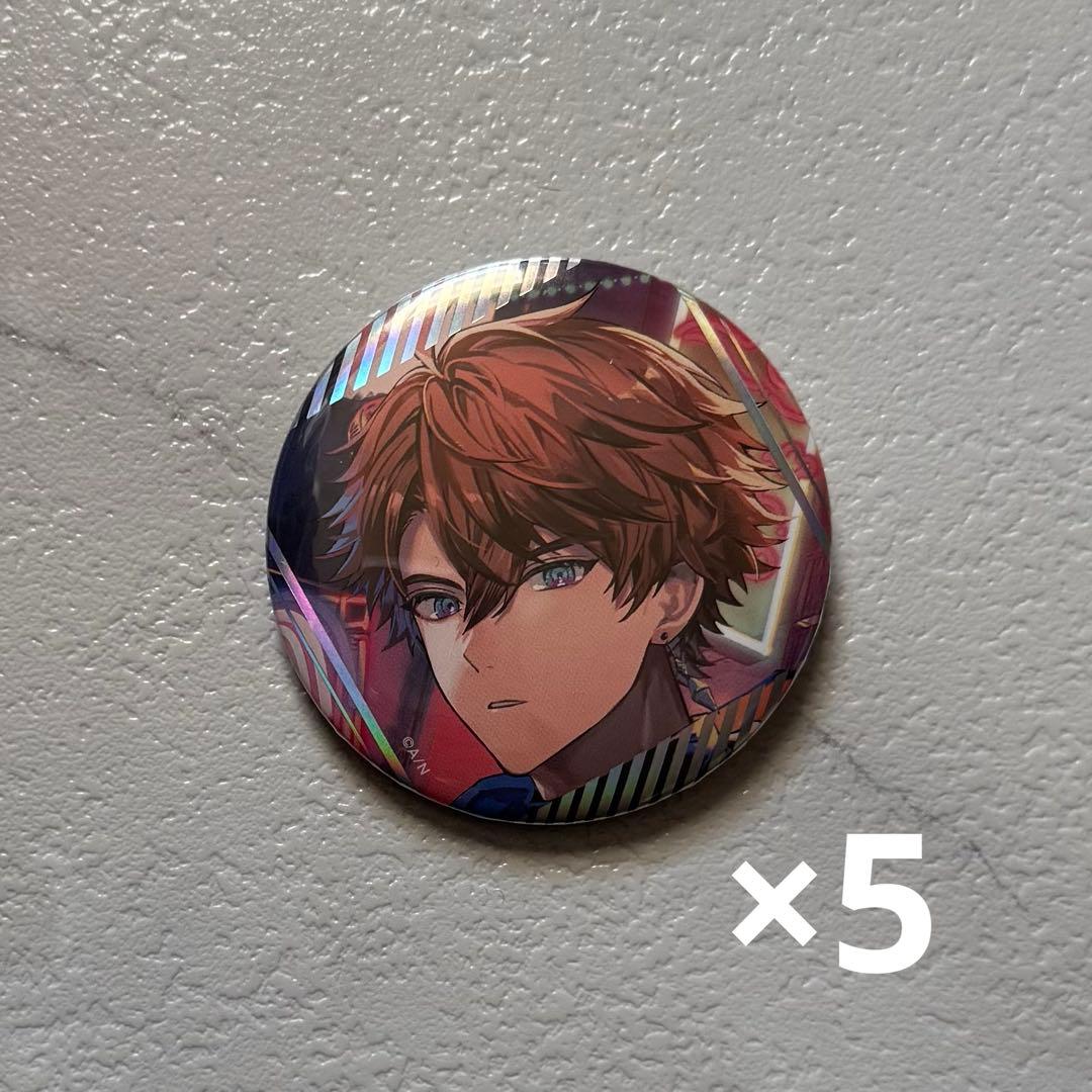 にじさんじ 3SKM 北見遊征 ハフアニ ハーフアニバーサリー 缶バッジ